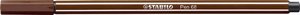 Filc STABILO Pen 68/45, kupakos, 1 mm, barna