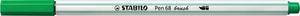 Ecsetfilc, STABILO Pen 68 brush, zöld