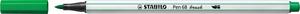 Ecsetfilc, STABILO Pen 68 brush, zöld
