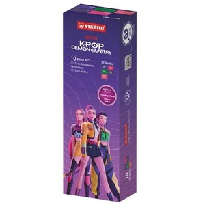 Filck&eacute;szlet STABILO Point 88, K-Pop d&eacute;monvad&aacute;szok, 10 db-os, 0,4 mm,