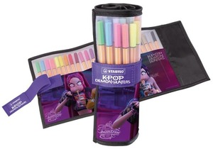 Filck&eacute;szlet STABILO Point 88, K-Pop Huntrix, 25 db-os, feltekerhető,