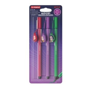 Filck&eacute;szlet STABILO Pen 68, K-Pop Huntrix, 3 db-os, 1 mm,