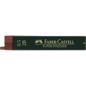 Ironbél 0,5mm 2B FABER-CASTELL Super Polymer, 12 db, fekete