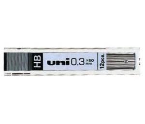 Ironbél 0,3mm HB, UNI UL-1403, 12 szálas, fekete
