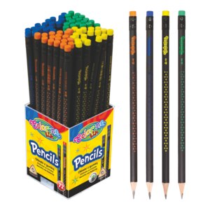 Ceruza COLORINO School Starts, sz&iacute;nes rad&iacute;rv&eacute;gű, h&aacute;romsz&ouml;gletű