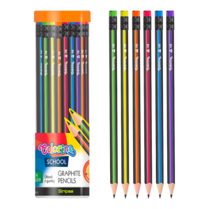 Ceruza HB, COLORINO School Trio, rad&iacute;rv&eacute;gű, h&aacute;romsz&ouml;gletű