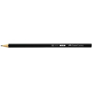 Ceruza B, FABER-CASTELL 1111, hatszögletű, fekete testszínű