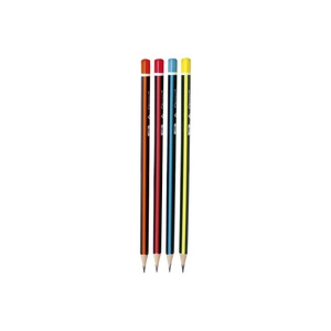 Ceruza HB, CONNECT, 72 db, háromszögletű, hegyezett, fém pohárban