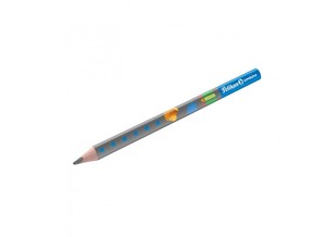 Ceruza B, PELIKAN Combino, háromszögű, vastag, kék,