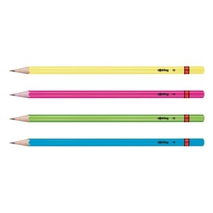 Ceruza HB, ROTRING Neon, hatszögletű, vegyes színben