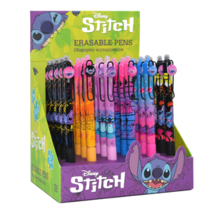 Golyóstoll, COLORINO Stitch Black, radírozható, kék íráskép,