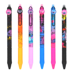 Golyóstoll, COLORINO Stitch Black, radírozható, kék íráskép,