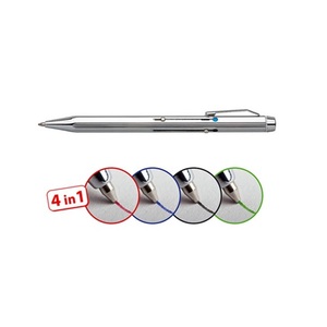 Golyóstoll 4 színű, ICO, 5in1, Kaméleon, Touch Pen, nyomógombos