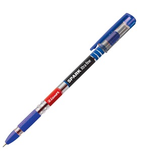 Golyóstoll LUXOR Spark Xtra fine, kupakos, gumírozott, 0,5 mm, kék