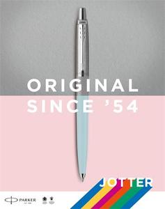 Golyóstoll PARKER Royal Jotter 0,7mm, ezüszt klipsz, pasztell kék