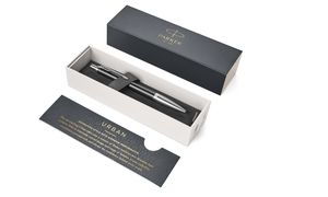 Golyóstoll PARKER Royal Urban Premium 1931615, ebony, ezüst klipsz