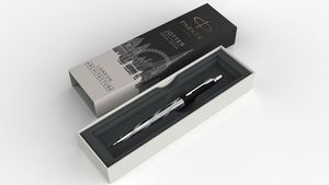 Golyóstoll PARKER Royal Jotter London, ezüst klipsz, fekete, 2025829,
