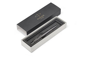 Golyóstoll PARKER Royal Jotter Premium, Oxford szürke csíkos, ezüst