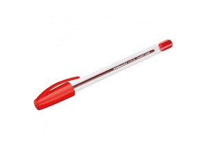 Golyóstoll PELIKAN Stick Soft, eldobható, kupakos, piros