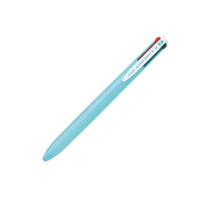 Golyóstoll PILOT Super Grip G, 4 színű, nyomógombos, világoskék test
