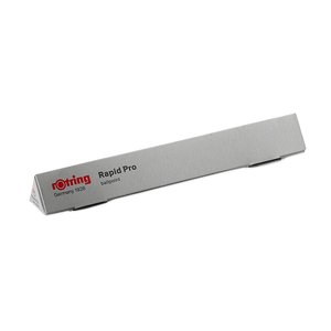 Golyóstoll ROTRING Rapid Pro, fémtestű, nyomógombos, 1 mm, ezüst