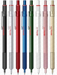 Golyóstoll ROTRING 600, nyomógombos, 1 mm, gyöngyház fehér