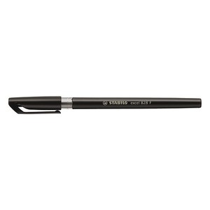 Golyóstoll STABILO Excel 828, kupakos, 0,38 mm, fekete
