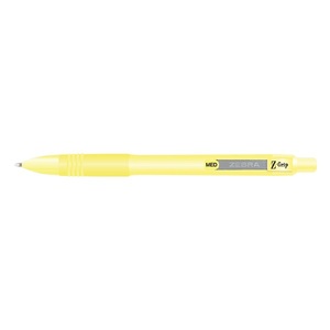 Golyóstoll ZEBRA Z-Grip Pastel, 0,27 mm, pasztell sárga