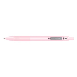Golyóstoll ZEBRA Z-Grip Pastel, 0,27 mm, pasztell pink