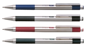 Golyóstoll ZEBRA F-301, nyomógombos, 0,7 mm, kék