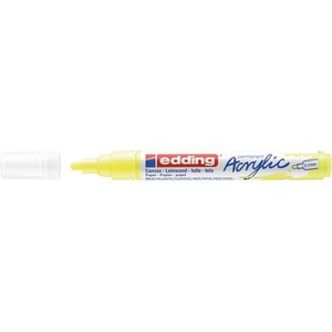 Akril marker, EDDING 5100, M (2-3 mm), neon sárga (065)