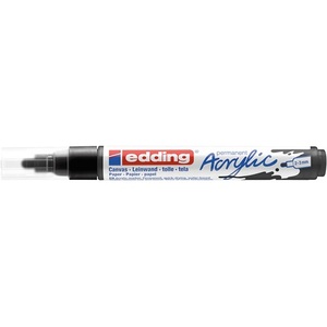 Akril marker, EDDING 5100, M (2-3 mm), fekete (901)