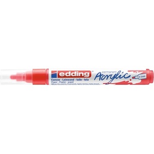 Akril marker, EDDING 5100, M (2-3 mm), piros (902)