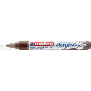 Akril marker, EDDING 5100, M (2-3 mm), barna (907)