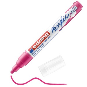 Akril marker, EDDING 5100, M (2-3 mm), magenta (909)