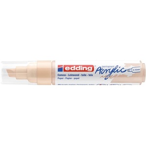 Akril marker, EDDING 5000, B (5-10 mm), bézs (255)