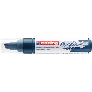 Akril marker, EDDING 5000, B (5-10 mm), éjkék (933)