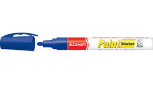 Lakkfilc LUXOR Paint Marker 880, fémtestű, 1-3 mm, kúpos, kék