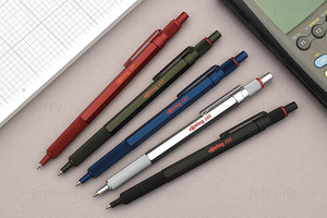 Nyomósiron 0,7 mm, ROTRING 600 fémtestű, ezüst