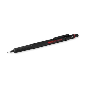 Nyomósiron 0,7 mm, ROTRING 600 fémtestű, fekete