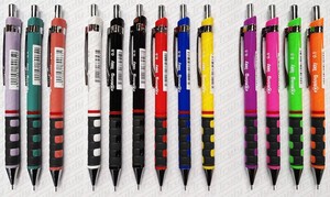 Nyomósiron 0,5 mm, ROTRING Tikky III, műanyag testű, kék