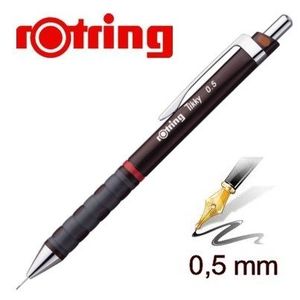 Nyomósiron 0,5 mm, ROTRING Tikky III, műanyag testű, sötétbordó