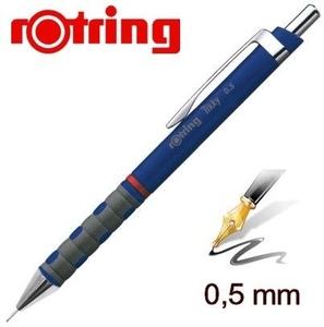 Nyomósiron 0,5 mm, ROTRING Tikky III, műanyag testű, kék