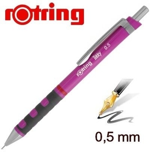 Nyomósiron 0,5 mm, ROTRING Tikky III, műanyag testű, lila