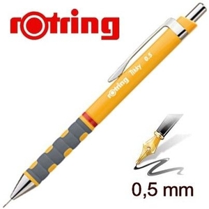 Nyomósiron 0,5 mm, ROTRING Tikky III, műanyag testű, narancs