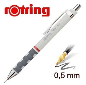 Nyomósiron 0,5 mm, ROTRING Tikky III, műanyag testű, világos szürke