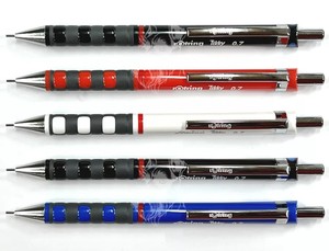 Nyomósiron 0,7 mm, ROTRING Tikky T, műanyagtestű, bordó