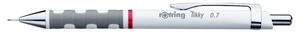 Nyomósiron 0,7 mm, ROTRING Tikky III, műanyagtestű, fehér