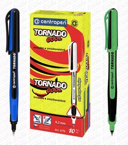 Rollertoll CENTROPEN 4775, Tornado Cool, 0,3 mm, kék írással