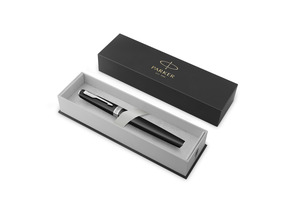 Rollertoll PARKER Meridian 2231406, matt fekete, ez&uuml;st klipsz